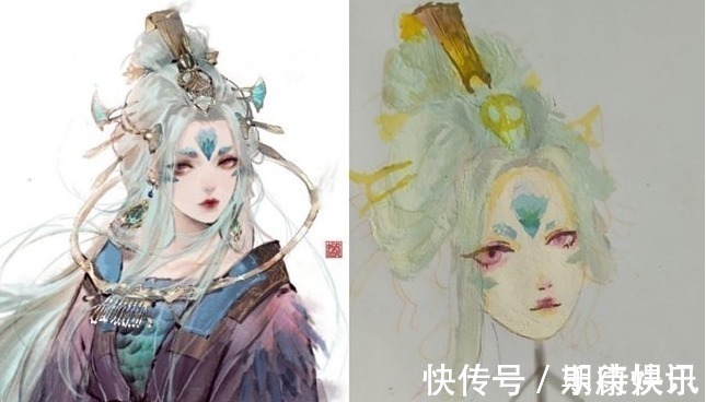 学生们&当美术生画到一半不耐烦，画风逐渐沙雕，半成品宛如“翻车现场”