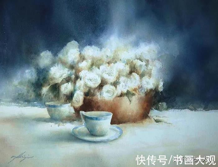 歌丽芝雅！澳大利亚当代女画家珍妮恩·歌丽芝雅水彩画作品专辑